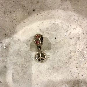 Pandora Jewelry - Authentic pandora “dangle peace sign” charm Pandora Jewelry - Authentic pandora “dangle peace sign” charm